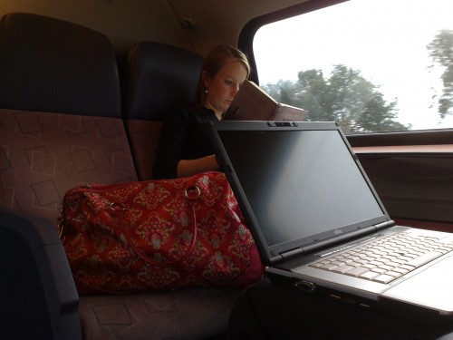 Train ride part 2 - working on my Lifebook E751